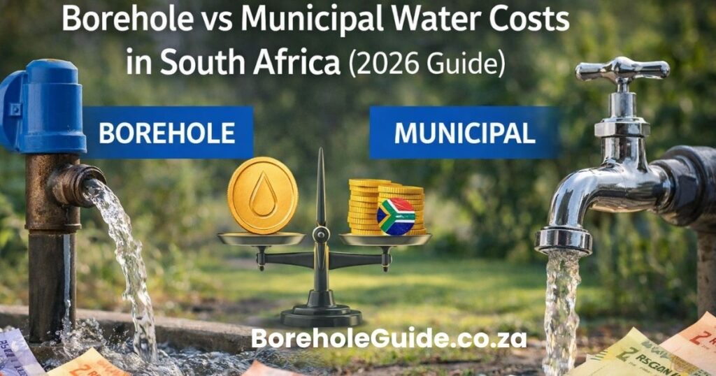 borehole vs municipal water costs