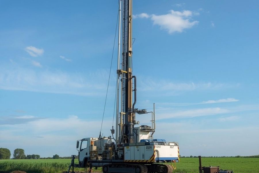Do You Need a Permit to Drill a Borehole in South Africa? 3 borehole drilling rig installing residential borehole in south africa